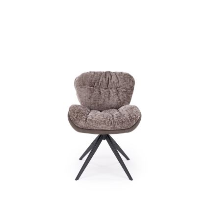 Silla de comedor giratoria VIDA 1 ud. gris