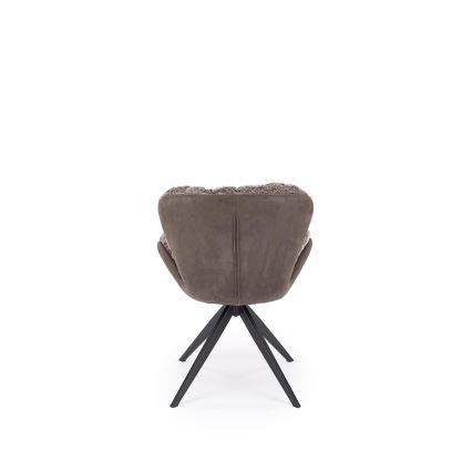 Silla de comedor giratoria VIDA 1 ud. gris