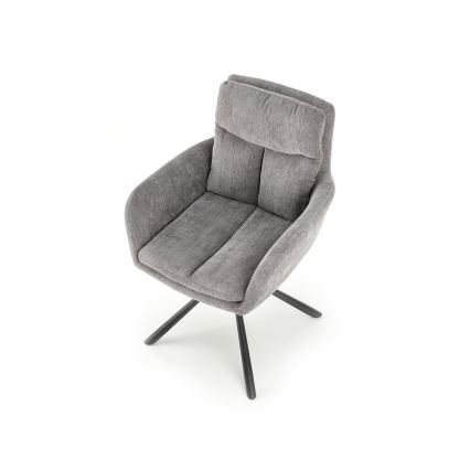 Silla de comedor HALSA, 1 unidad, gris