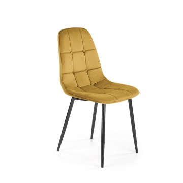 Silla de comedor KINDREL, 1 unidad, color amarillo