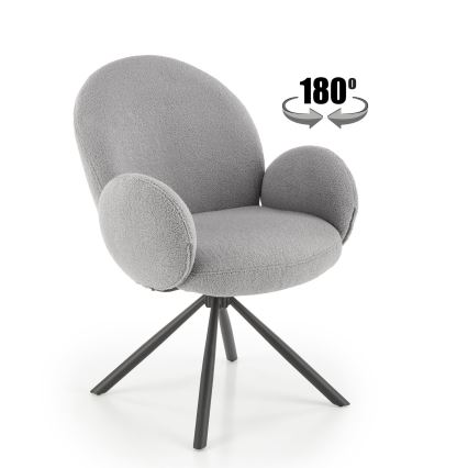Silla de comedor KIVA, 1 unidad, gris