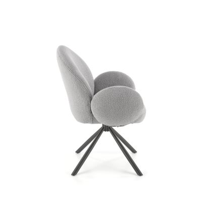 Silla de comedor KIVA, 1 unidad, gris