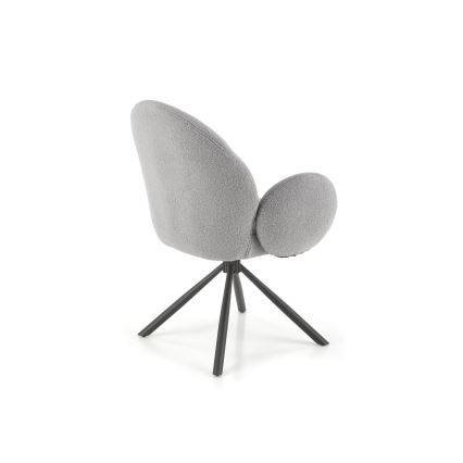 Silla de comedor KIVA, 1 unidad, gris