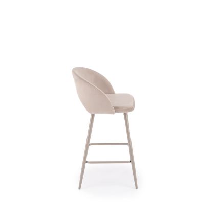 Silla de comedor KVEL 1 ud crema