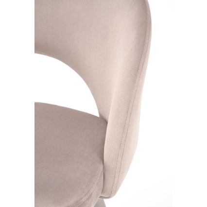 Silla de comedor KVEL 1 ud crema