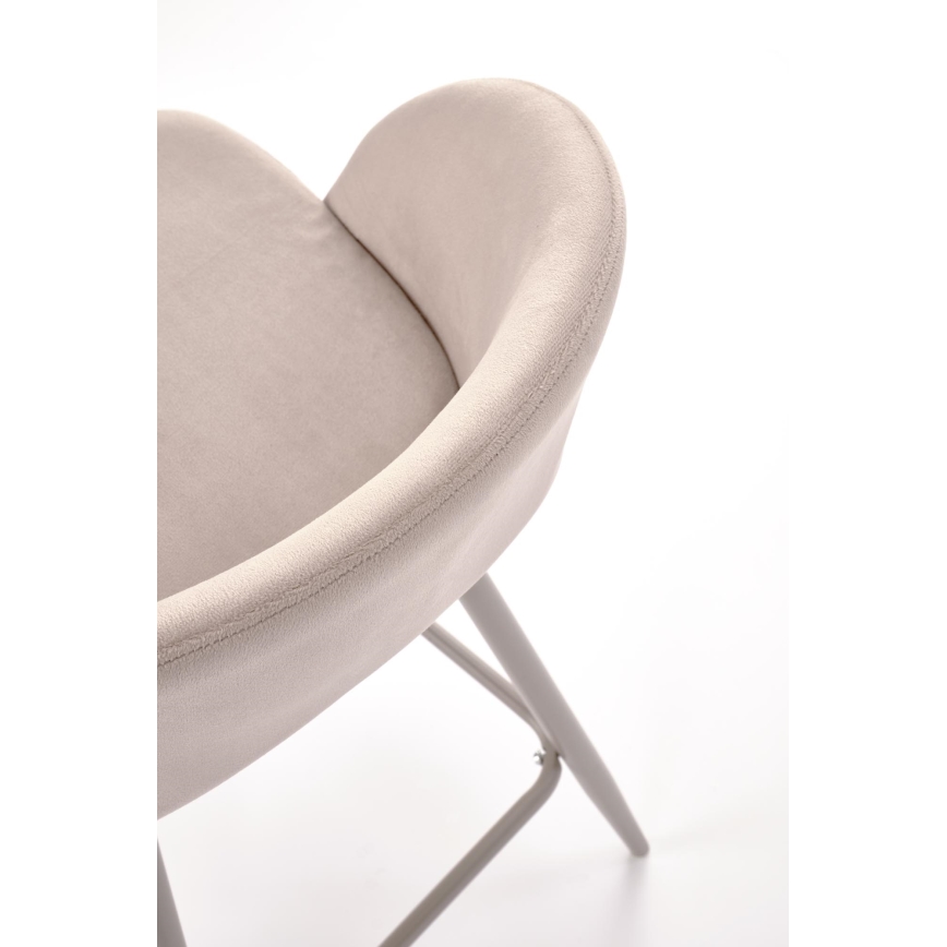 Silla de comedor KVEL 1 ud crema