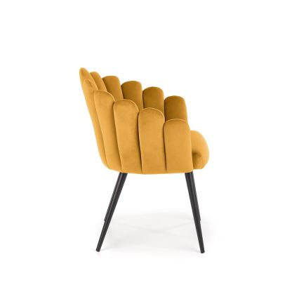 Silla de comedor LOCAS 1 unidad amarilla