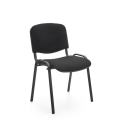 Silla de comedor LUCE, 1 ud., negra