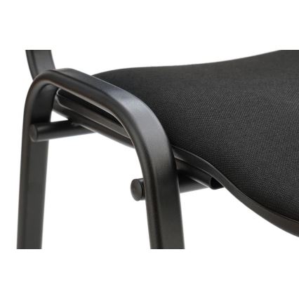 Silla de comedor LUCE, 1 ud., negra