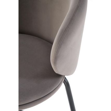 Silla de comedor MYK 1 unidad gris