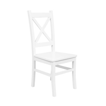 Silla de comedor NATE blanco