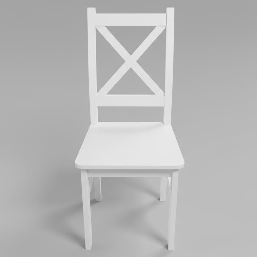 Silla de comedor NATE blanco