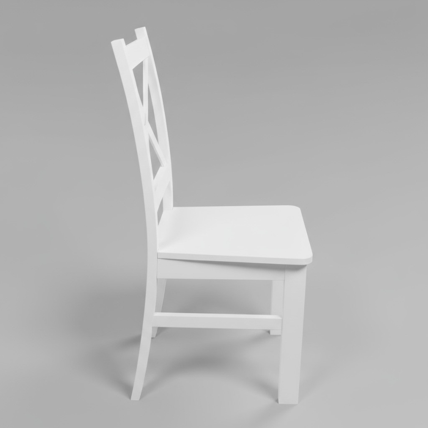 Silla de comedor NATE blanco