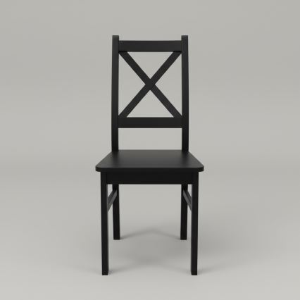 Silla de comedor NATE negro