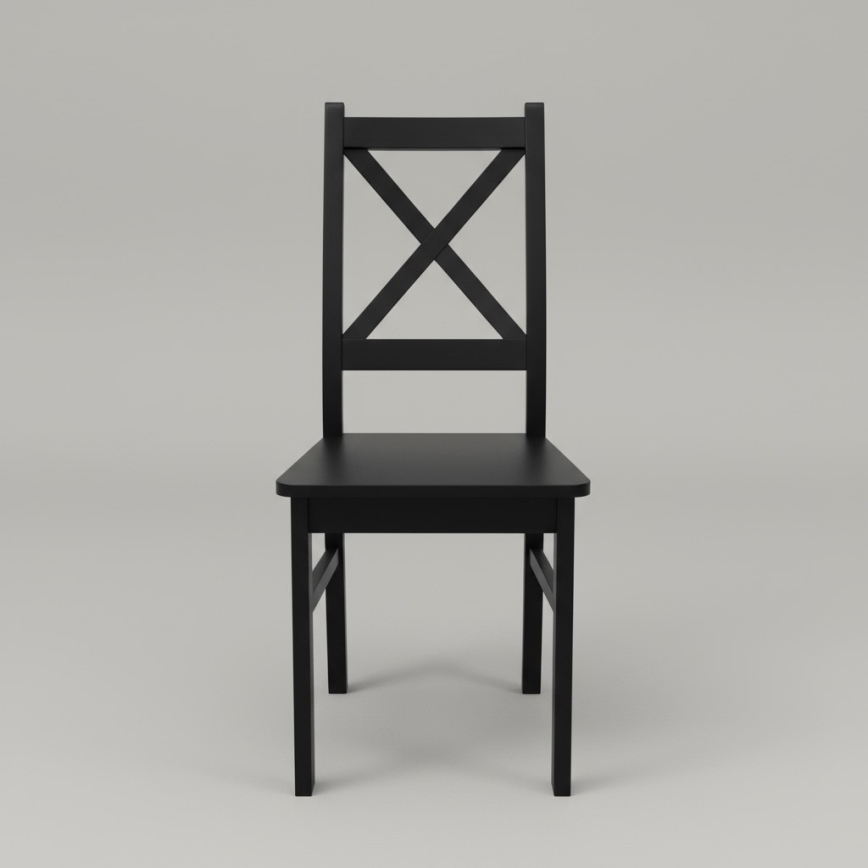 Silla de comedor NATE negro