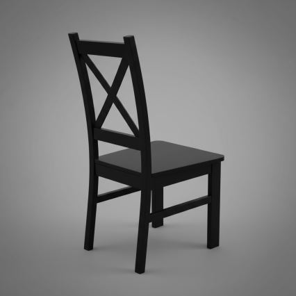 Silla de comedor NATE negro