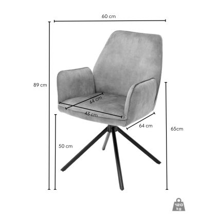 Silla de comedor NEXORO, 1 unidad, naranja