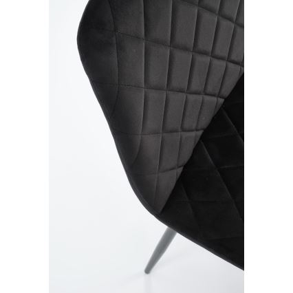 Silla de comedor ORIS, 1 unidad, negra