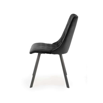 Silla de comedor RESTIVO, 1 unidad, negra