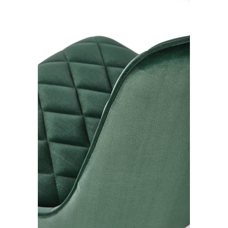 Silla de comedor RESTIVO, 1 unidad, verde oscuro