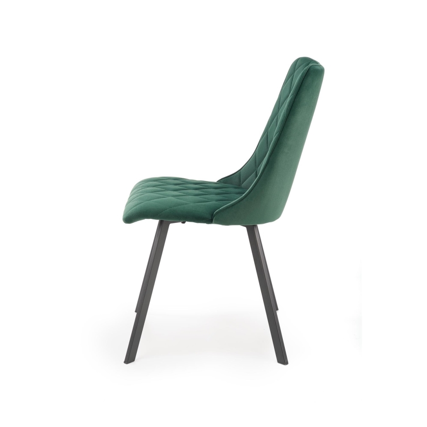 Silla de comedor RESTIVO, 1 unidad, verde oscuro