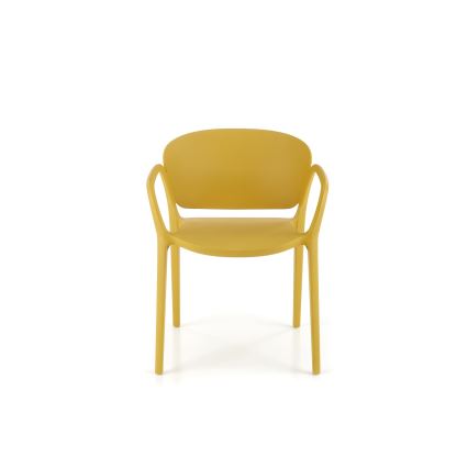 Silla de comedor RIDUS, 1 ud., amarilla