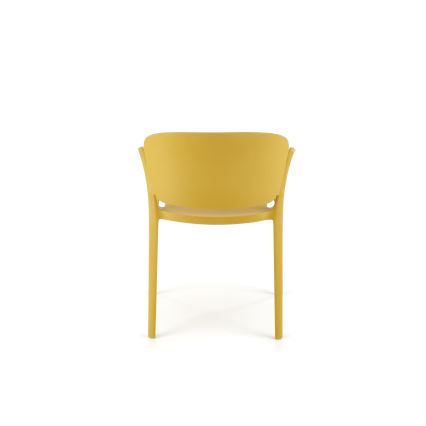 Silla de comedor RIDUS, 1 ud., amarilla