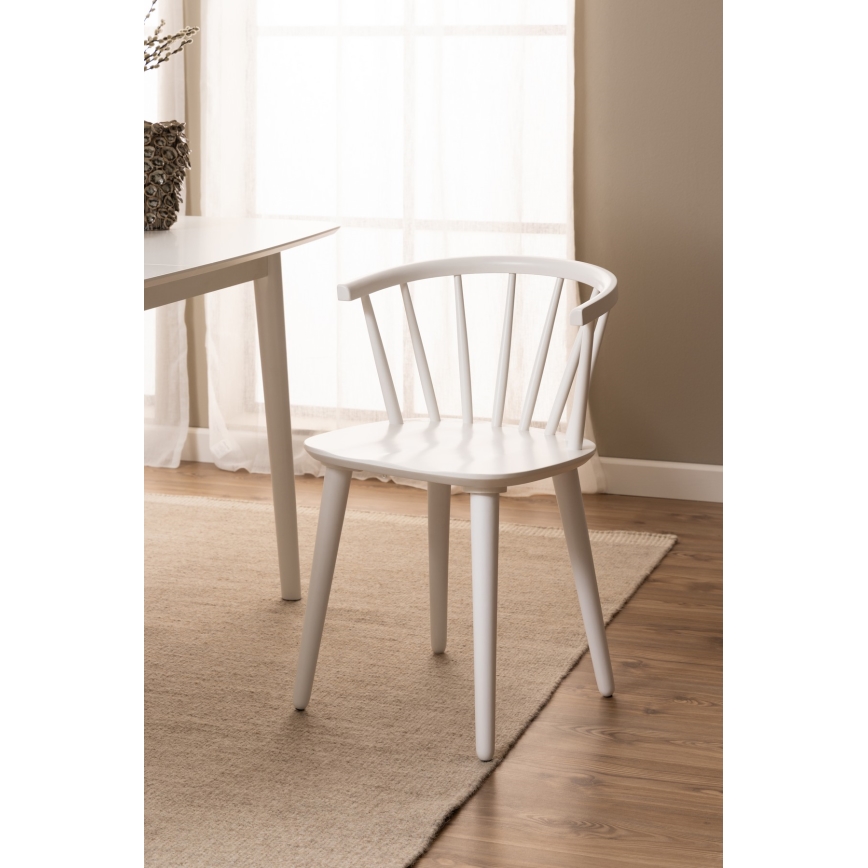 Silla de comedor RUBY 1 ud. blanca