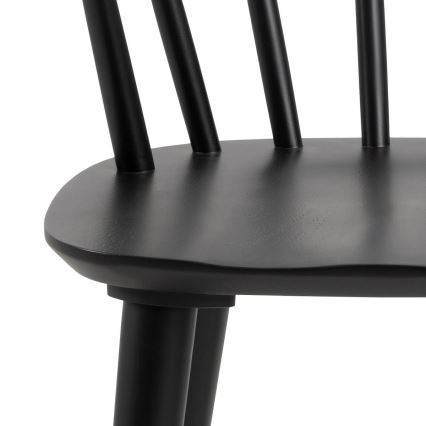 Silla de comedor RUBY 1 ud. negra