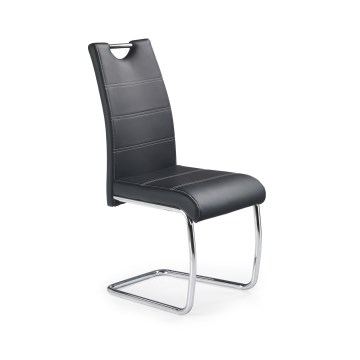 Silla de comedor SAFFON, 1 ud., negra