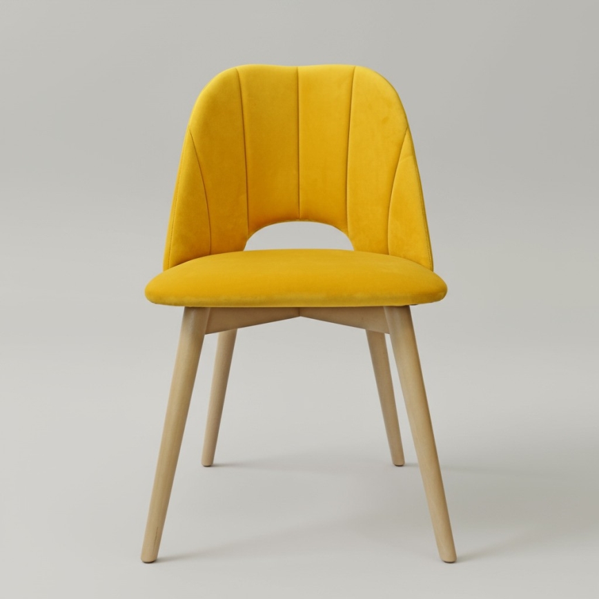 Silla de comedor THEO amarillo