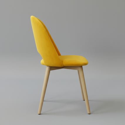 Silla de comedor THEO amarillo