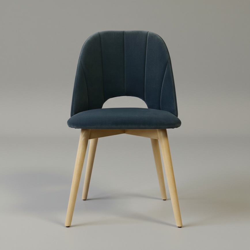 Silla de comedor THEO gris oscuro