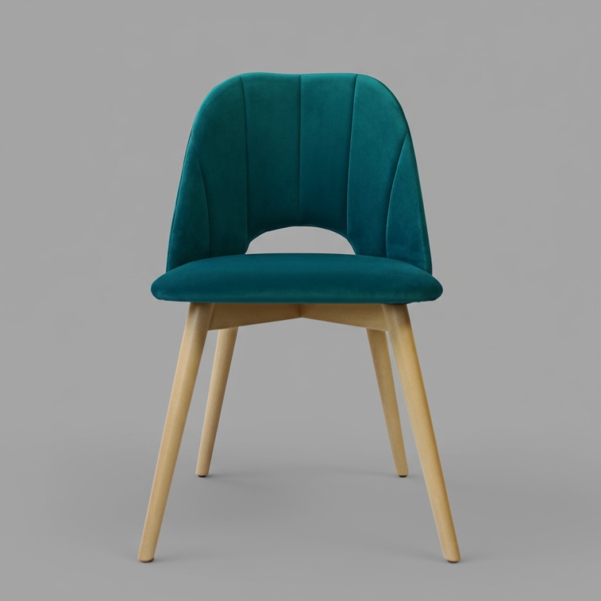 Silla de comedor THEO turquesa