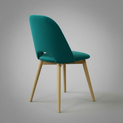 Silla de comedor THEO turquesa