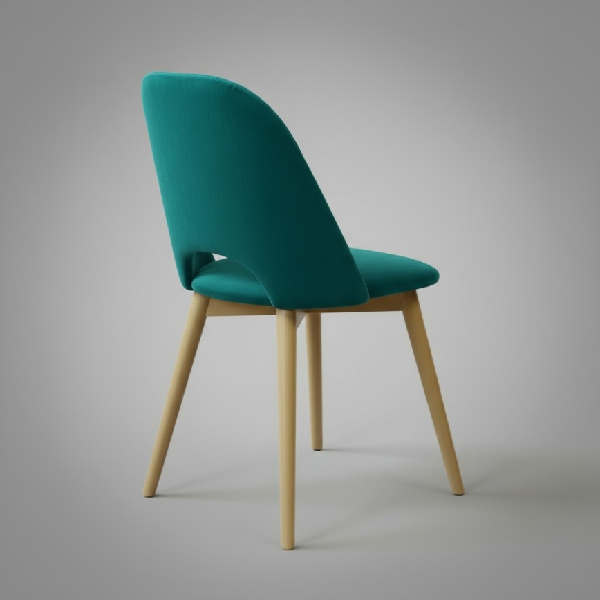 Silla de comedor THEO turquesa