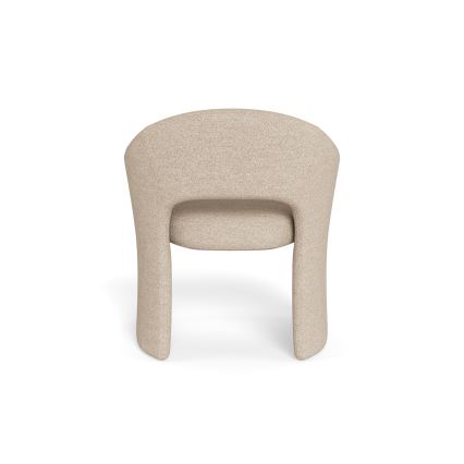 Silla de comedor con reposabrazos TORI beige