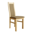 Silla de comedor ZOE roble/marrón