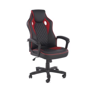 Silla de oficina HELO negra/roja