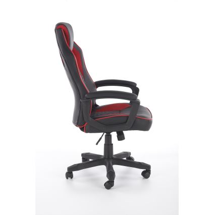 Silla de oficina HELO negra/roja
