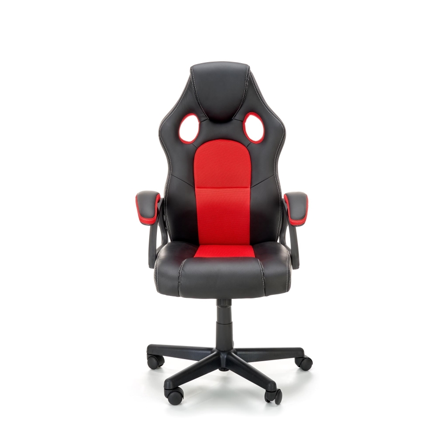 Silla de oficina KENU negra/roja