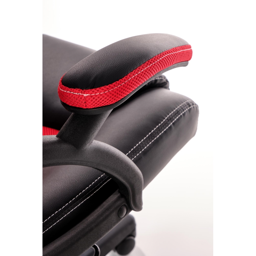 Silla de oficina KENU negra/roja