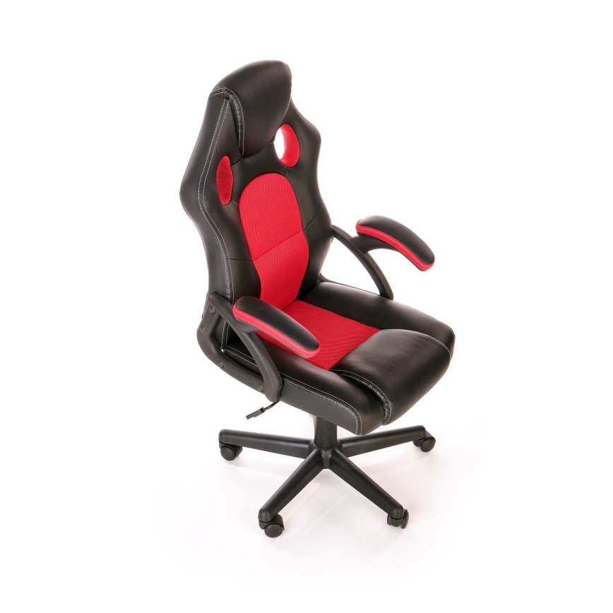 Silla de oficina KENU negra/roja