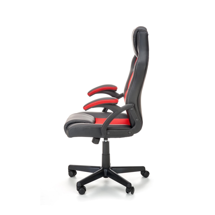 Silla de oficina KENU negra/roja
