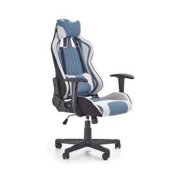 Silla de oficina KODA gris claro/azul