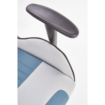 Silla de oficina KODA gris claro/azul