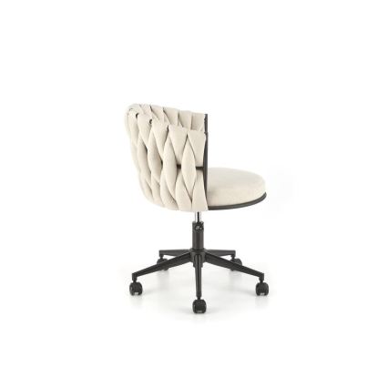 Silla de oficina TILOQ crema