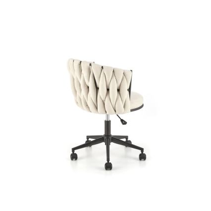 Silla de oficina TILOQ crema