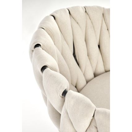 Silla de oficina TILOQ crema