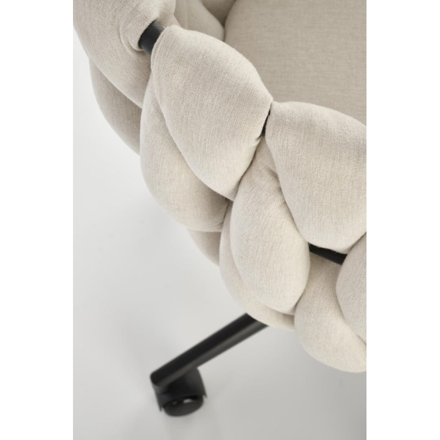 Silla de oficina TILOQ crema